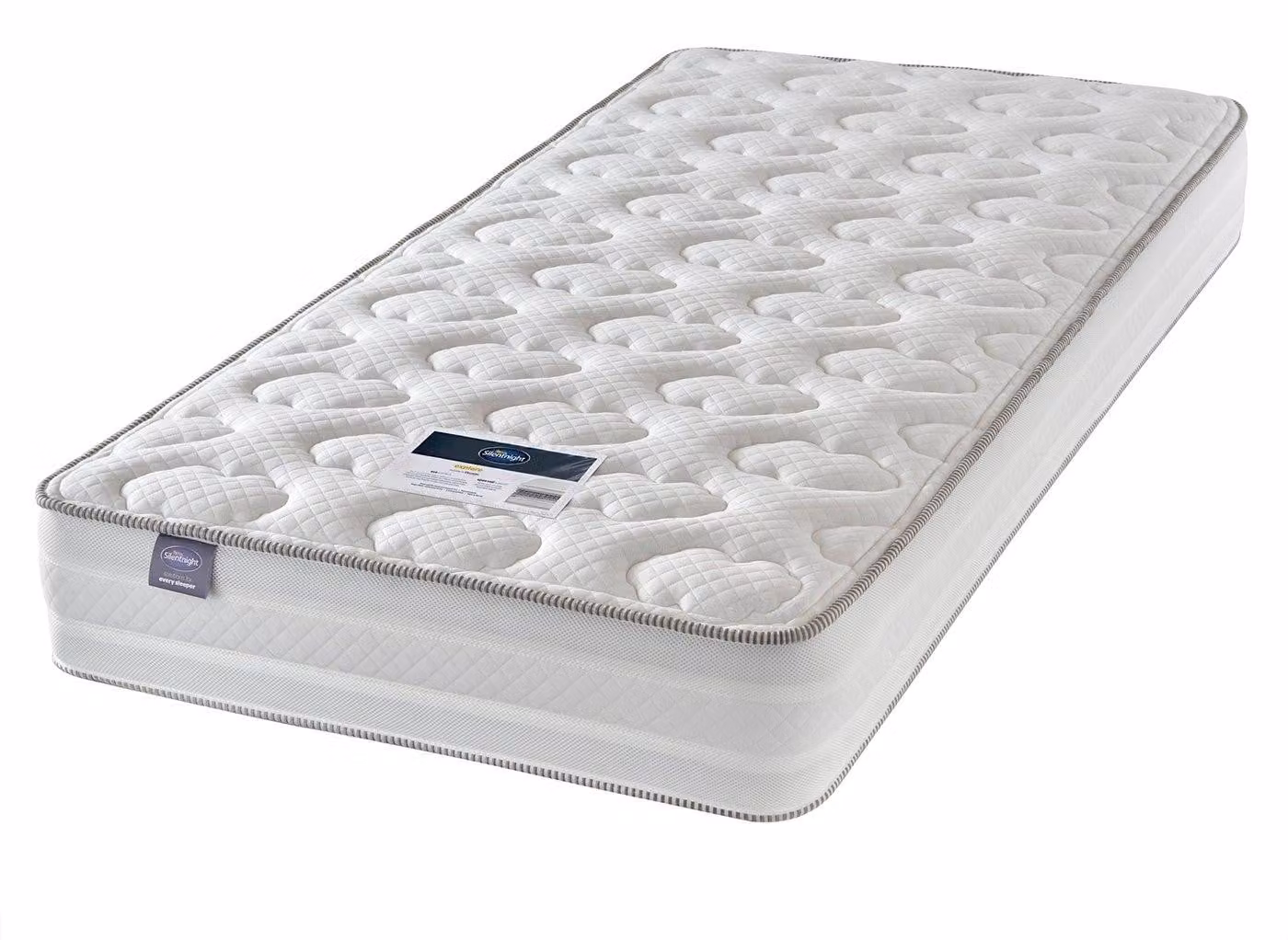 Silentnight Explore Traditional Bonell Spring Kids Mattress in White