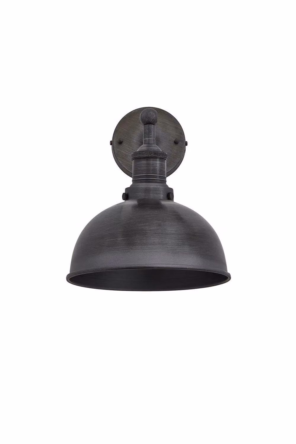 Industville Brooklyn Dome Wall Light in Grey Metal – 2