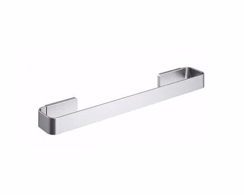 Cosmic NEA Wall Mounted Stainless Steel Towel Bar in Metallic Silver, W: 40.0 cm, D: 30.0 cm, H: 30.0 cm
