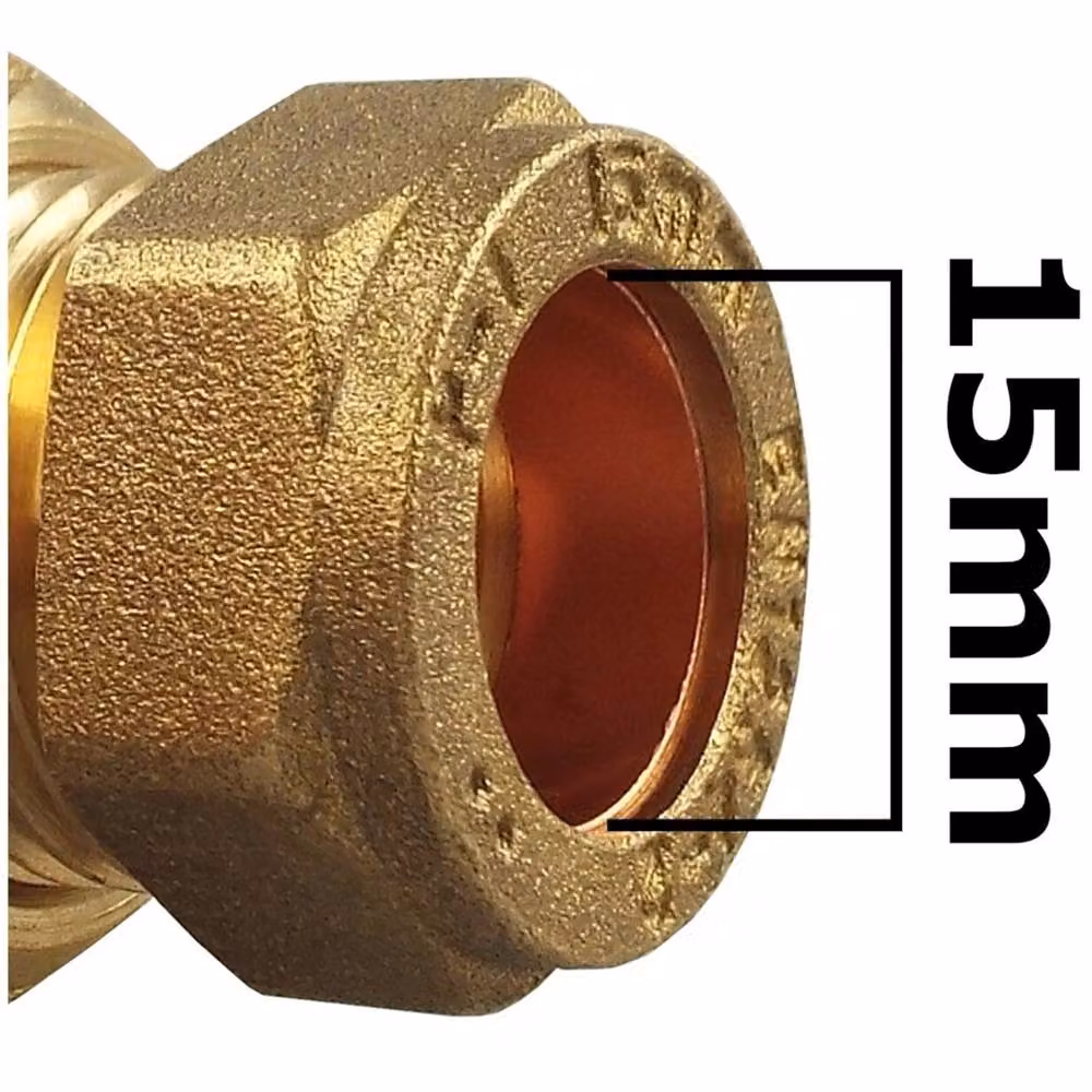 NESTLUNE Gold Brass Outdoor Garden Bib Tap with 15mm Copper Connection – 2