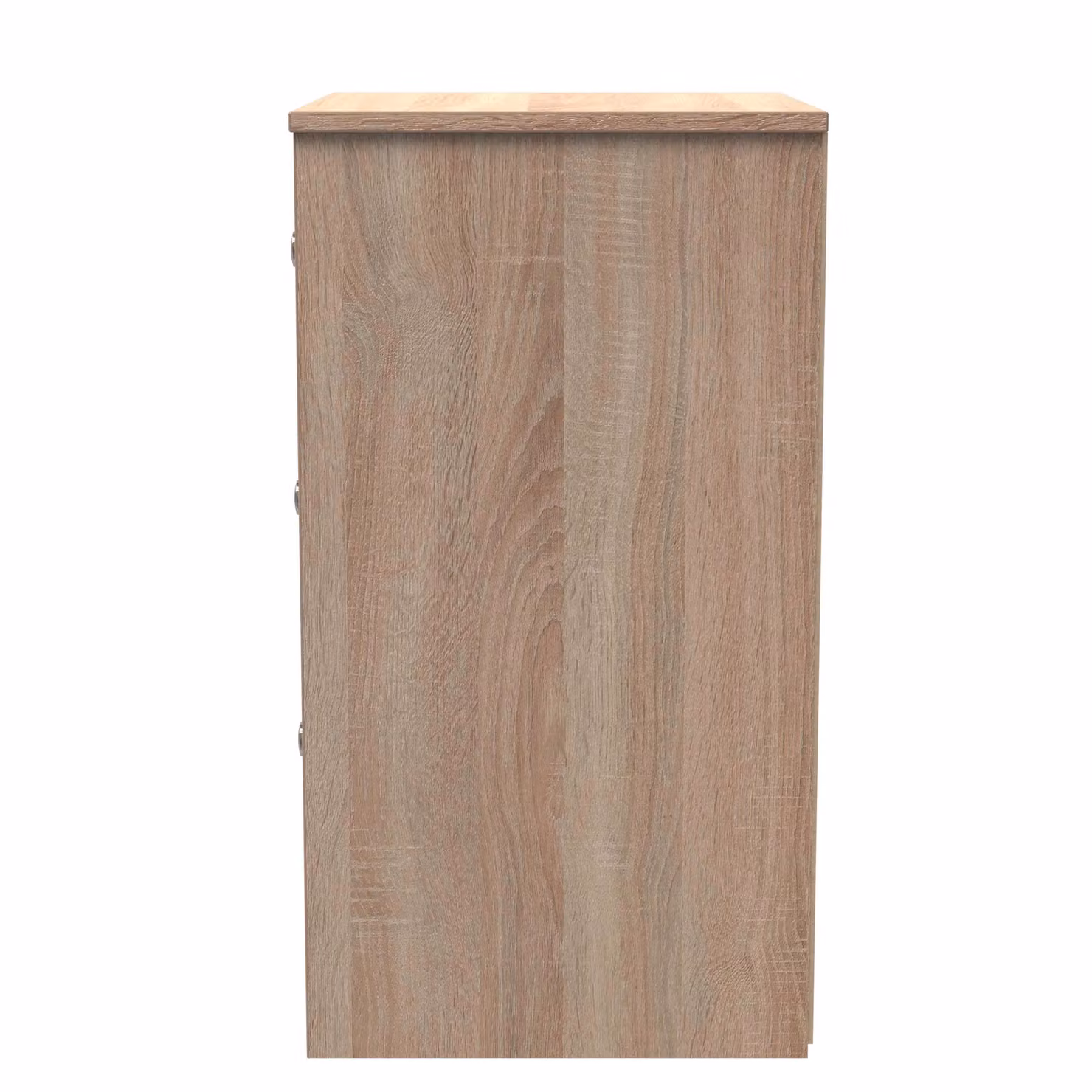 Ready Assembled 2 U Memphis 3 Drawer Bedside Cabinet in Light Oak – 2