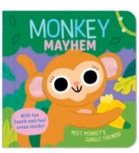 Monkey Mayhem Board Book by North Parade Publishing, Multicolour