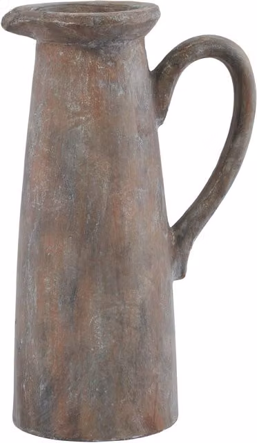 Love Lace Siena Brown Ceramic Tall Jug
