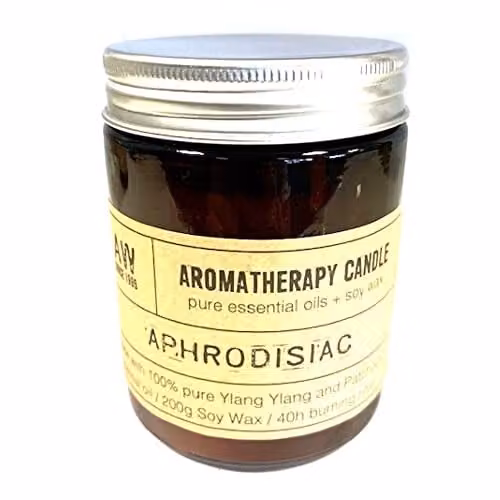 KDMD Aphrodisiac Aromatherapy Soy Wax Candle in White