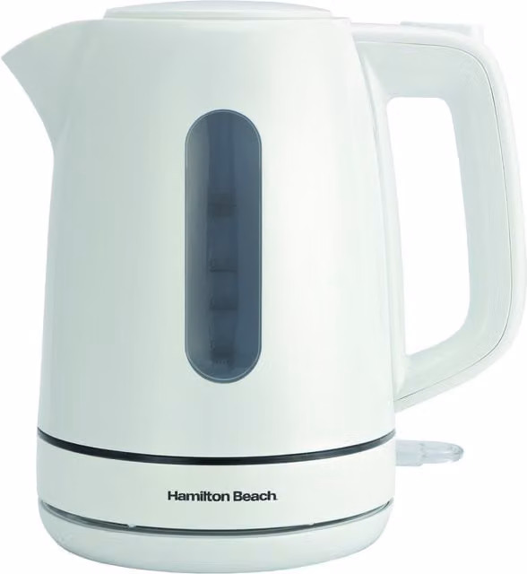 Hamilton Beach 1L Compact Kettle in White