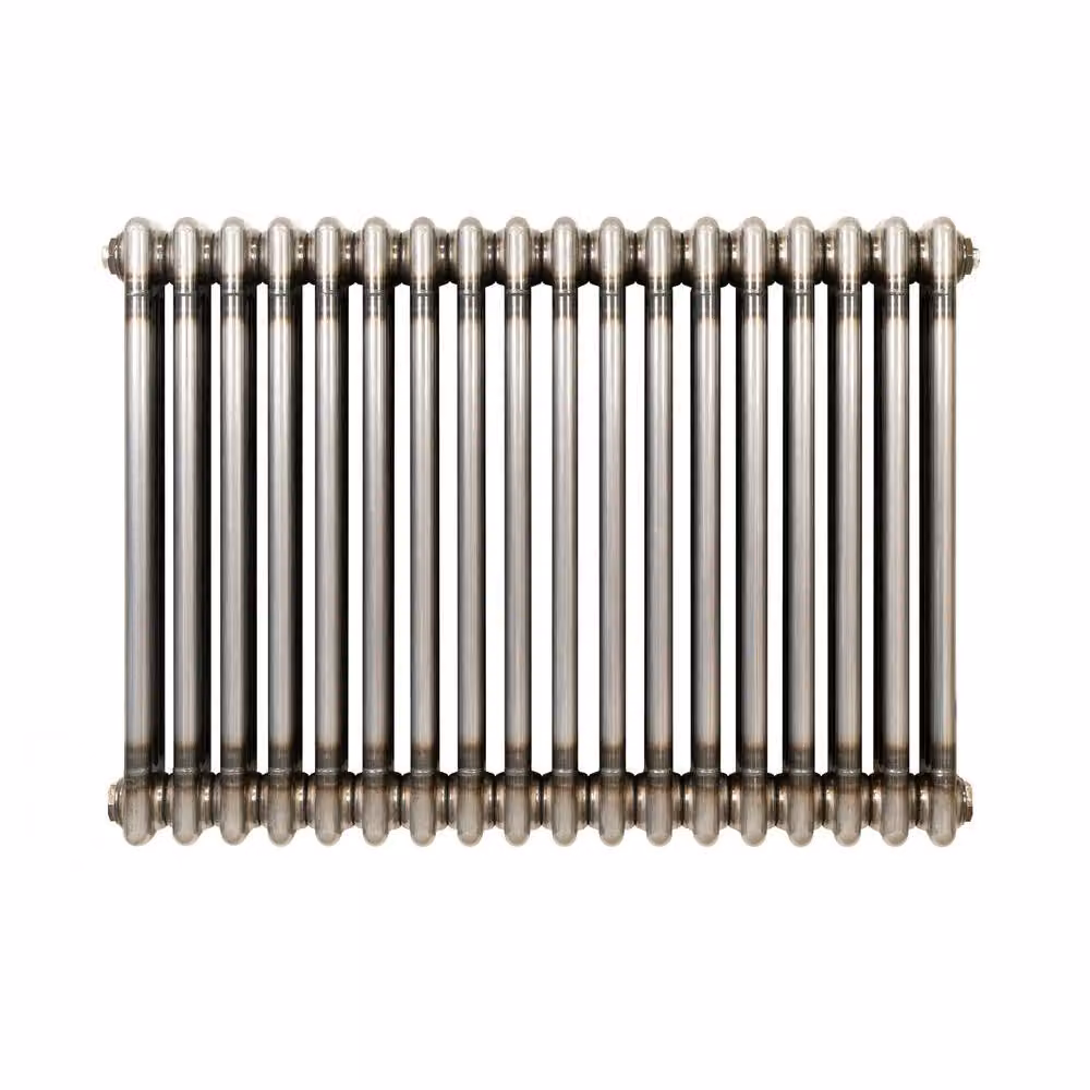 Monstershop Traditional 3 Column Steel Radiator in Silver, W: 60.0 cm, H: 83.0 cm – 2