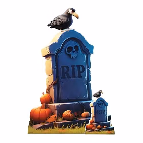 Star Cutouts SC4476 Cartoon Tombstone Cardboard Cutout for Halloween Parties – 1