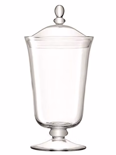 LSA International Serve Bonbon Jar, Transparent Handmade Glass, Height: 38 cm – 1