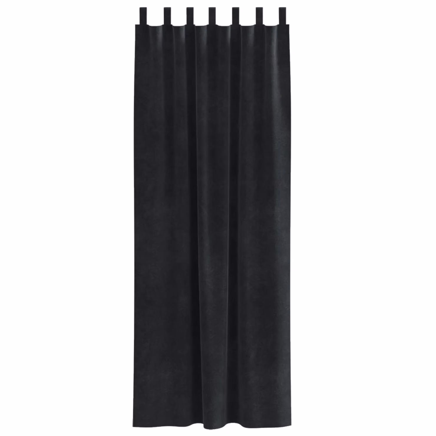 Berkfield Home Blackout Velvet Curtains with Hanging Loops, 2 Pack, Black – 2