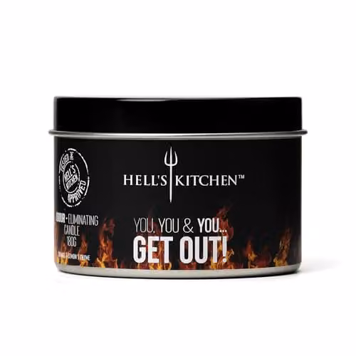 Hell's Kitchen Orange, Lemon and Thyme Scented Tin Candle, Brown, 180g – 2
