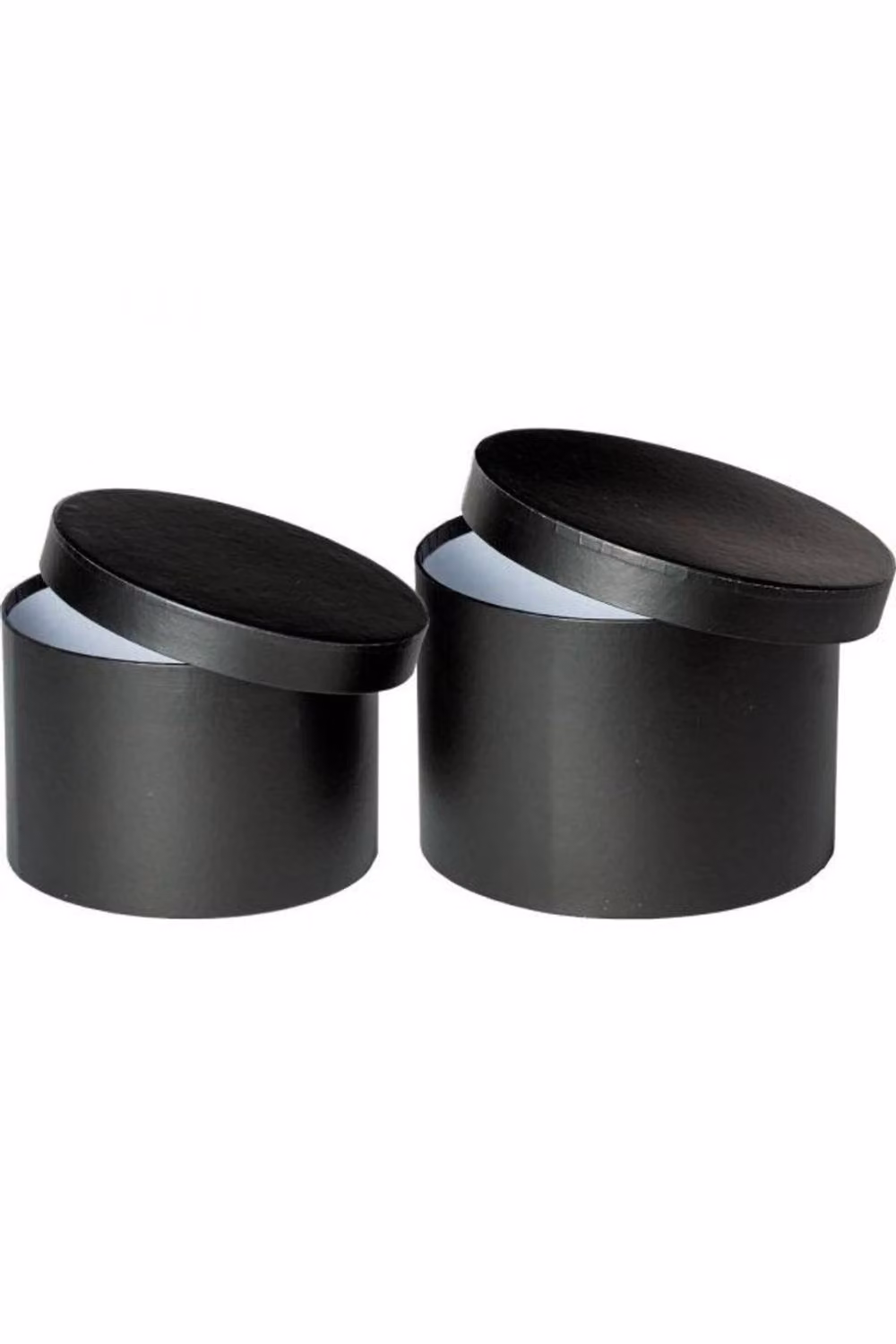 KDMD Black Hat Boxes with Lids, Set of 2 – 3