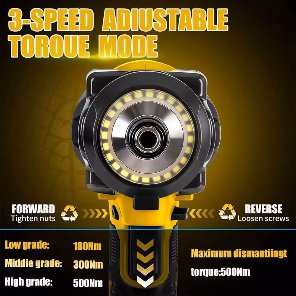 SPETLEK 1/4 Inch Cordless Brushless Impact Driver, 2500rpm, Yellow – 4