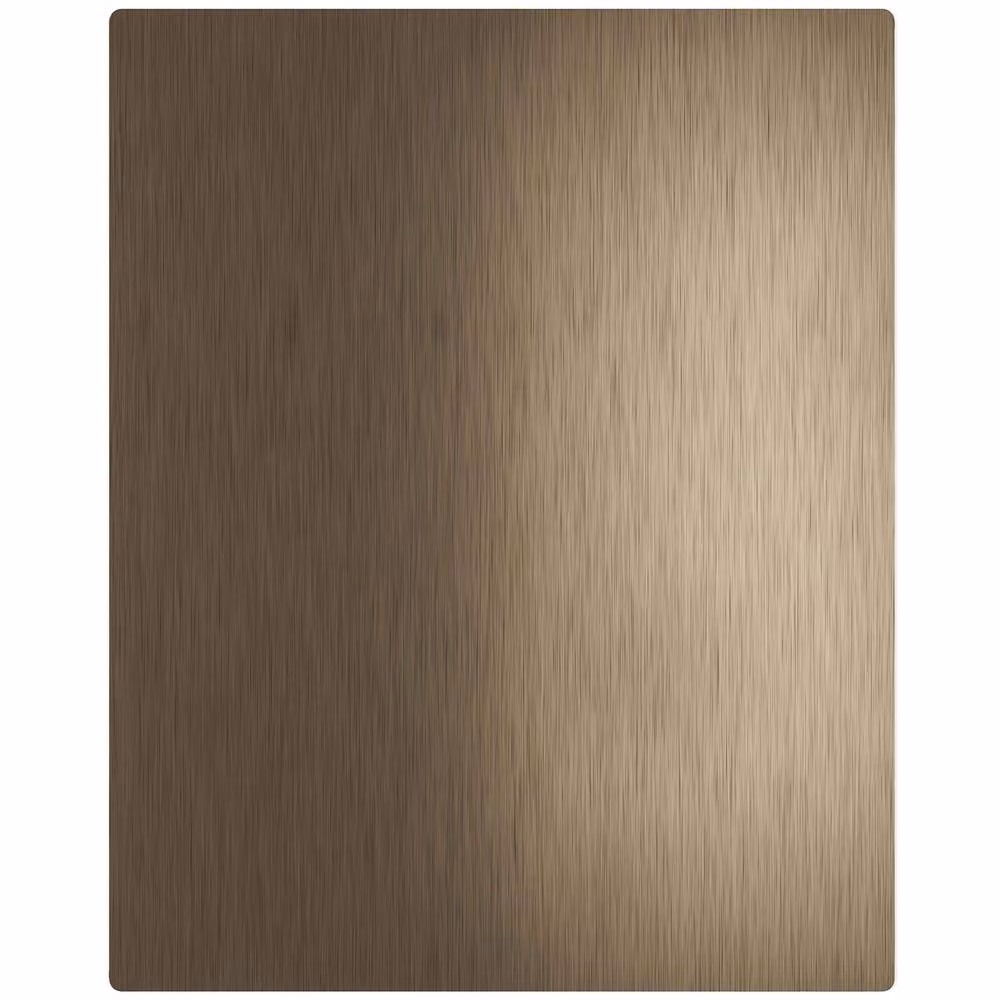 Forgeworks Antique Brass Self Adhesive Kitchen Splashback in Bronze, W: 600 mm, H: 750 mm, D: 0.9 mm