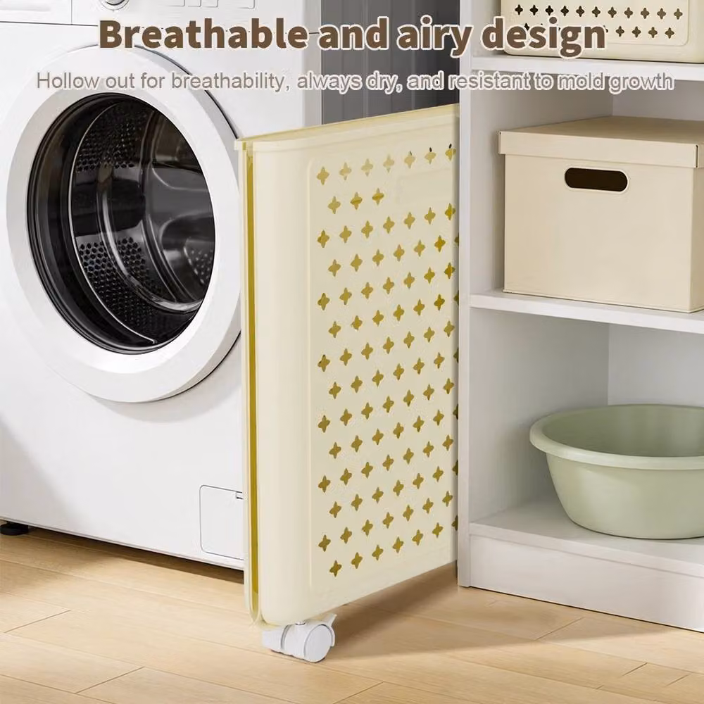 Kelvenix Storage Bin for Clothes and Sundries in Beige, W: 37.5 cm, D: 30.5 cm, H: 49.5 cm – 3