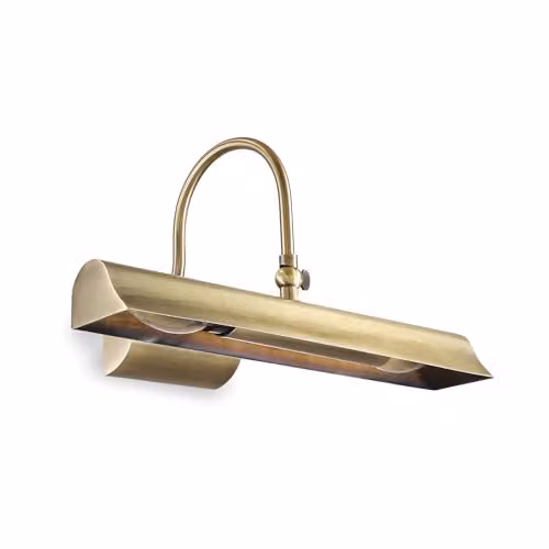Ideal Lux RETRO AP2-144917 Rectangular Bronze and Gold Wall Light
