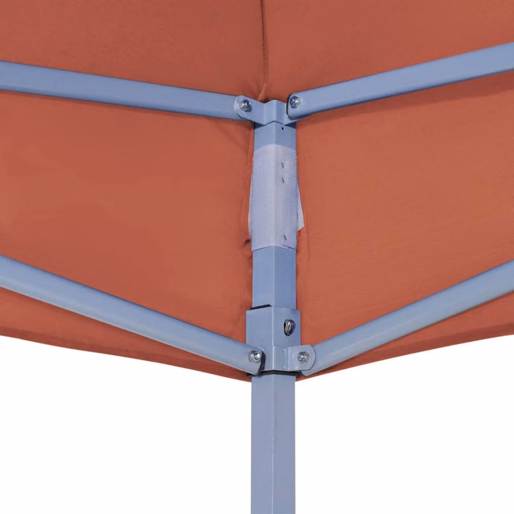 Berkfield Home Party Tent Roof, Brown, W 200 cm x D 200 cm – 3