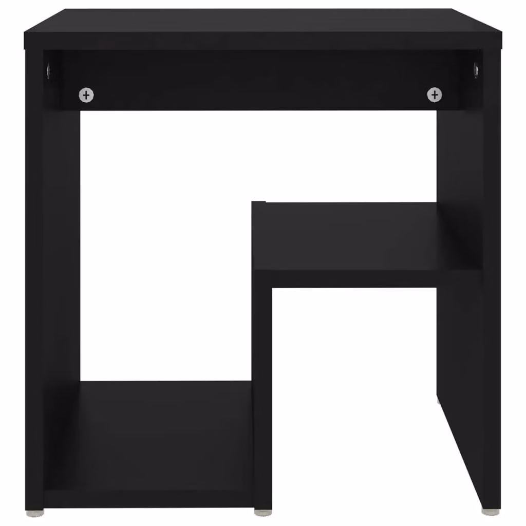 Berkfield Home Bed Cabinet in Black, W/D/H: 40 x 30 x 40 cm – 3
