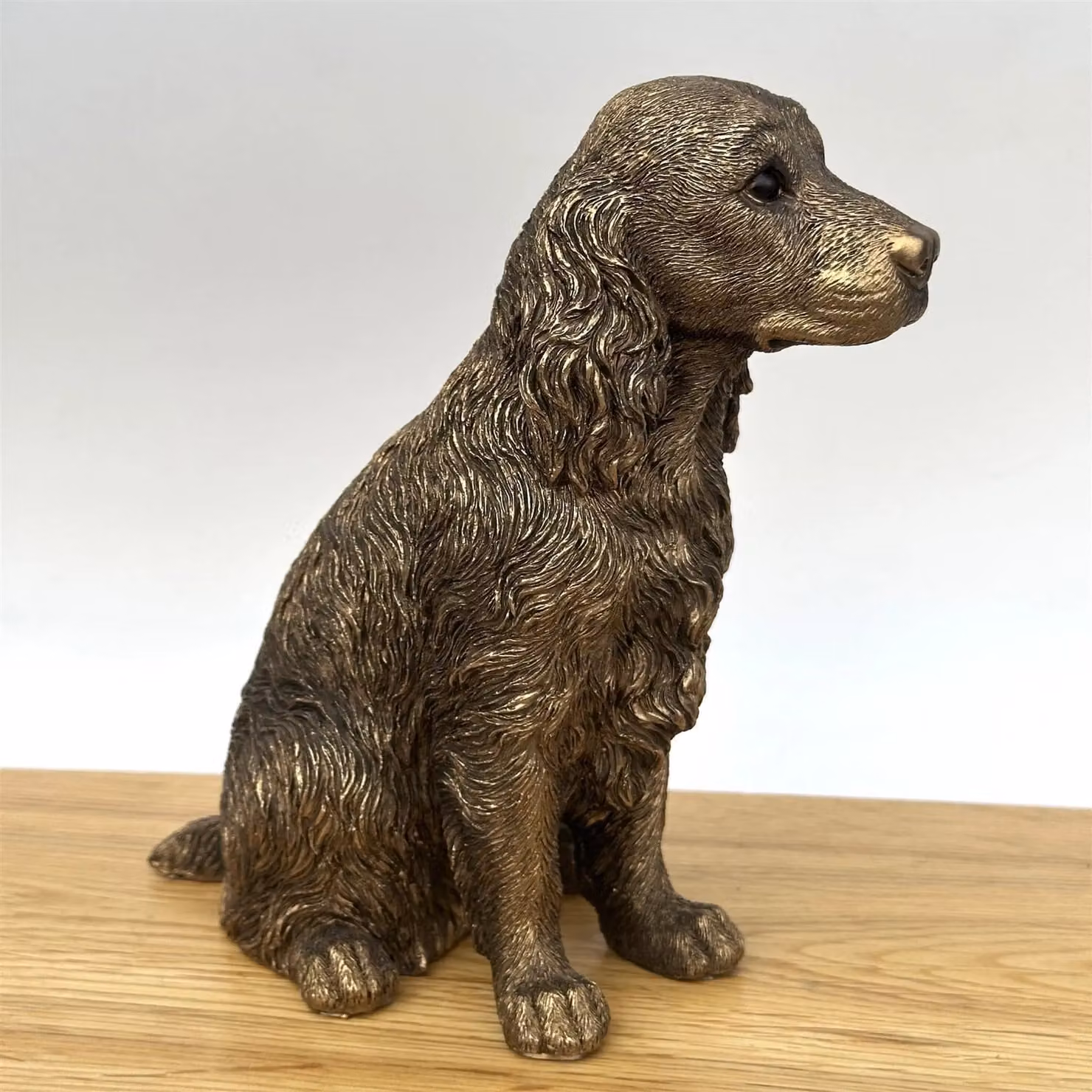 Leonardo Reflections Animal Crackers Spaniel Ornament Figurine in Bronze and Gold – 2