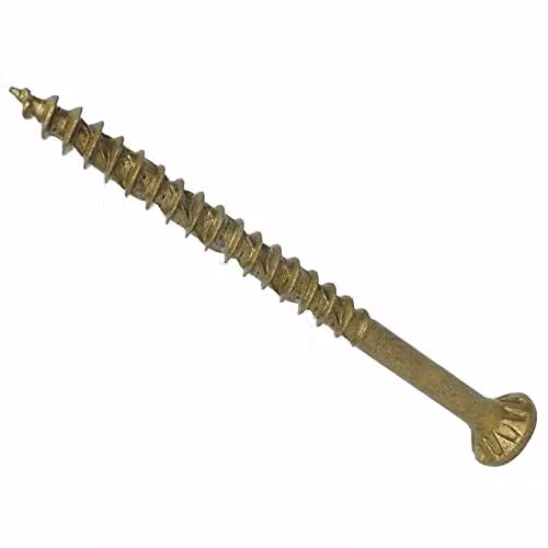 Forgefix Beige Self-Drilling Torx Countersunk Wood Screws, 4.5 x 75 mm