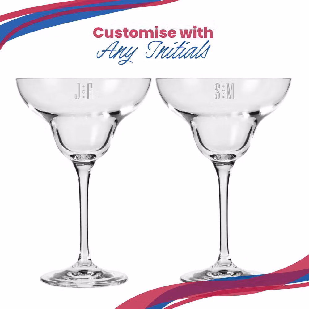 Uniqueful Personalised Crystal Infinity Margarita Cocktail Glass in Clear – 4
