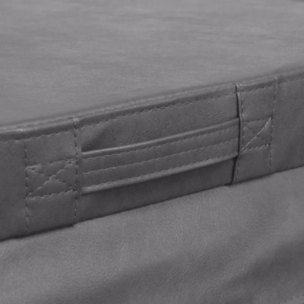 Monstershop Thermal Rectangular Hot Tub Spa Cover, Grey, W: 220 cm – 4