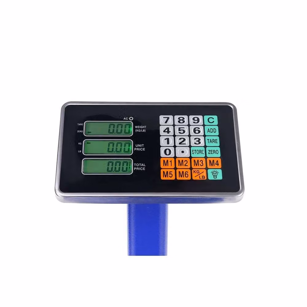 NESTLUNE Heavy Duty Digital Postal Parcel Scale with LCD Floor Platform, Blue – 3