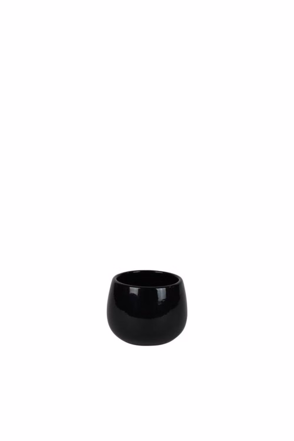 Hortus London Black Ceramic Tabletop Pots, 4 Pack, H: 8.5 cm, W: 8 cm – 2