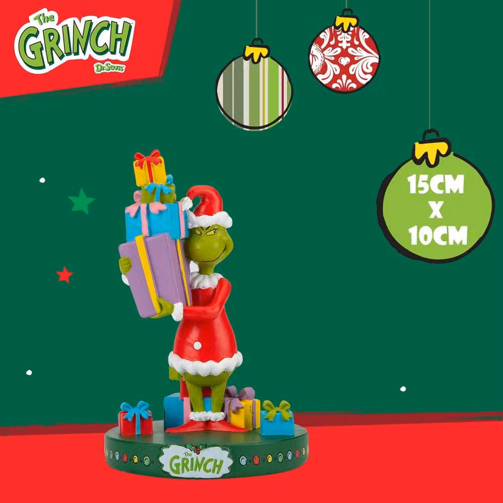 VFM e-Store Grinch 3D Christmas Tabletop Decoration, Green, W: 15 cm, D: 10 cm, H: 15 cm – 2
