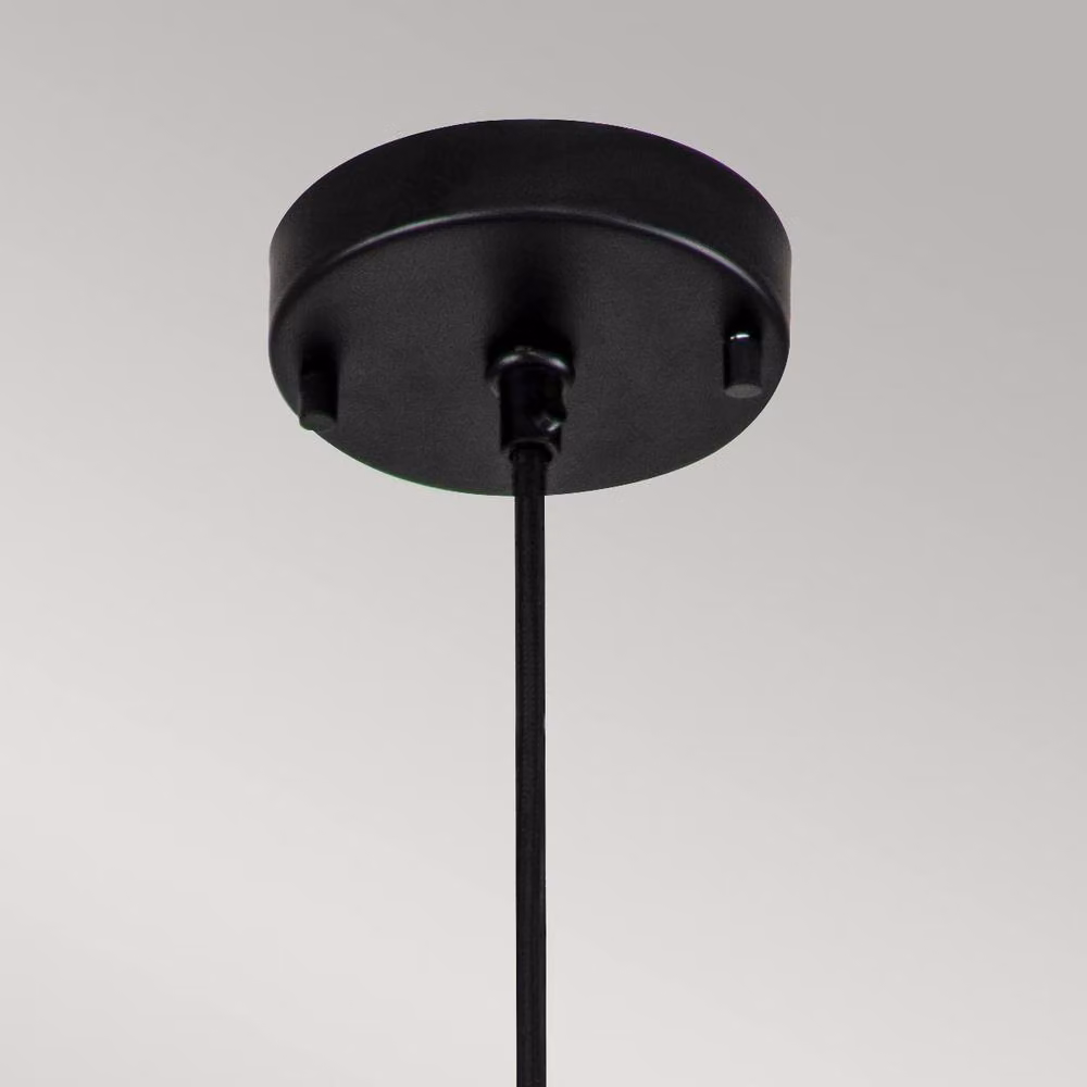 Netlighting Etoile Modern Dome Pendant Ceiling Light in Matte Black and Gold – 2