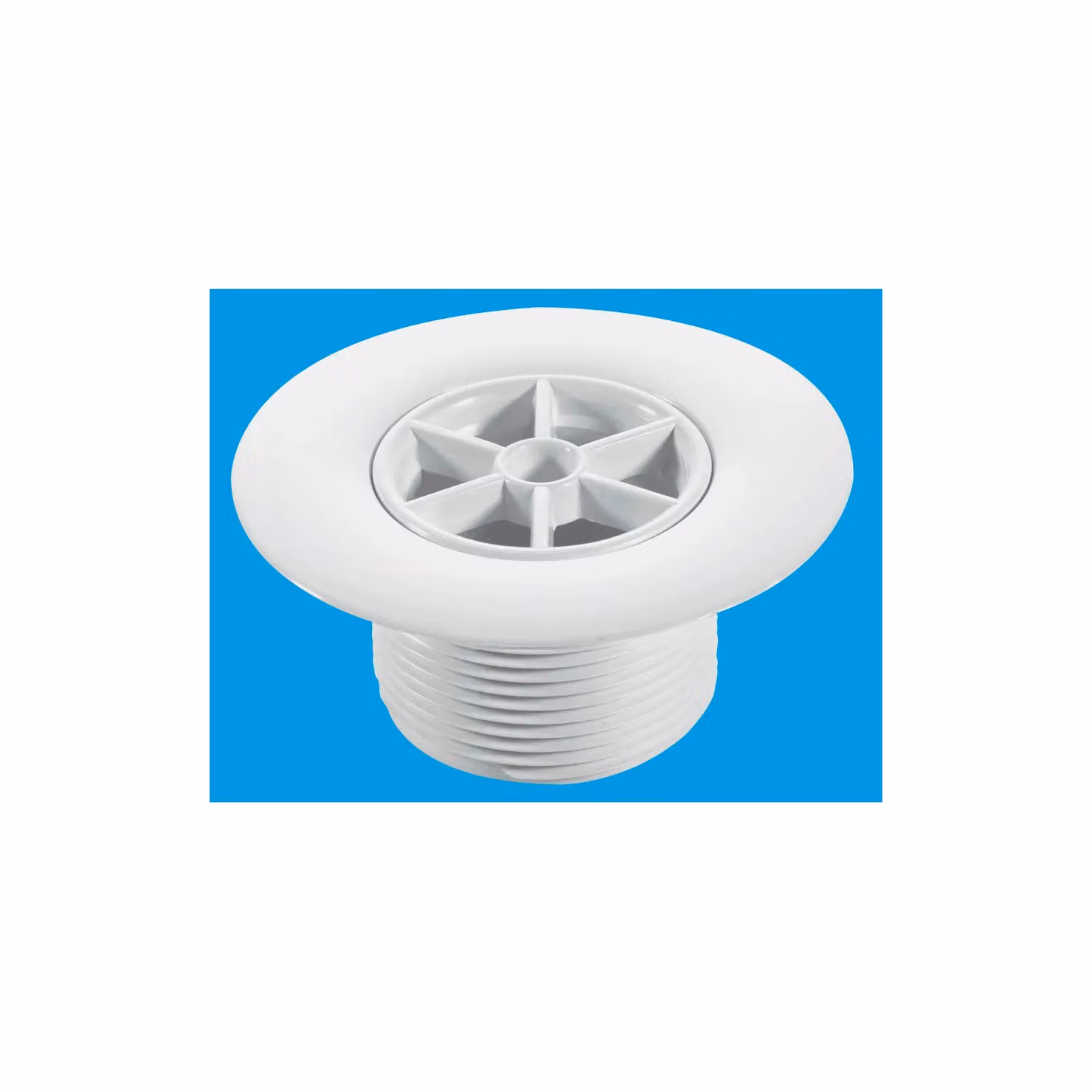 McAlpine STW85WHL Long Waste for STW 1½ inch Shower Traps, White – 2