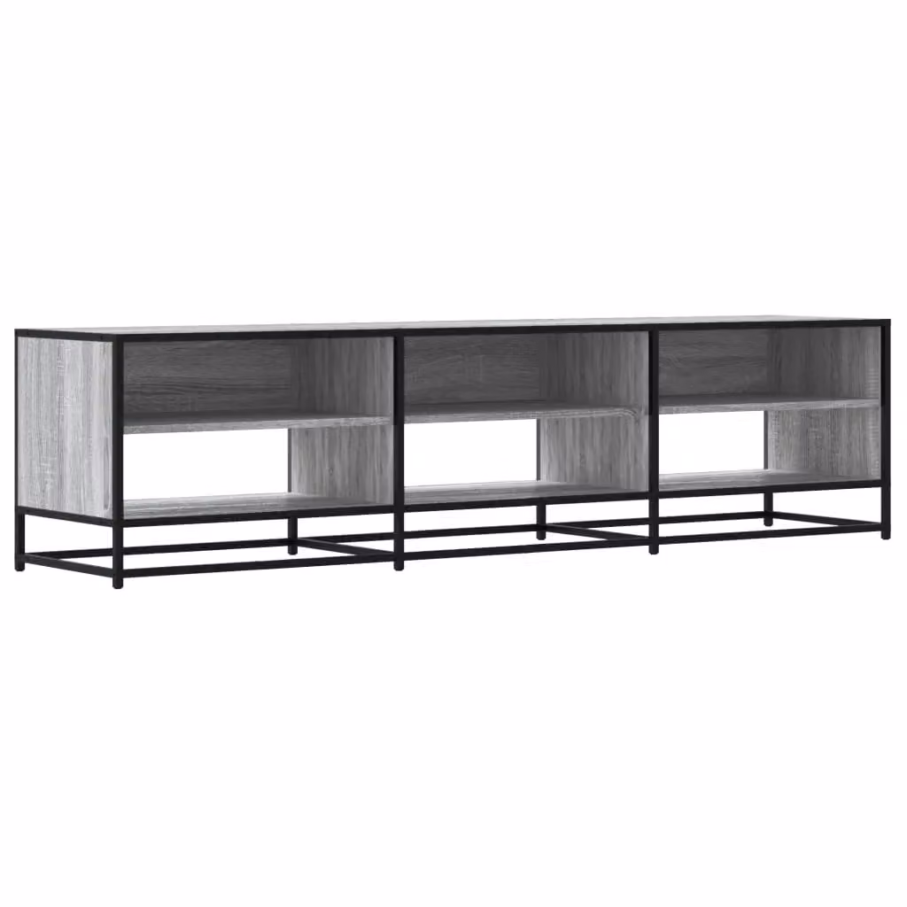 Berkfield Home Grey Sonoma TV Cabinet W: 180 cm, D: 40 cm, H: 46 cm – 2