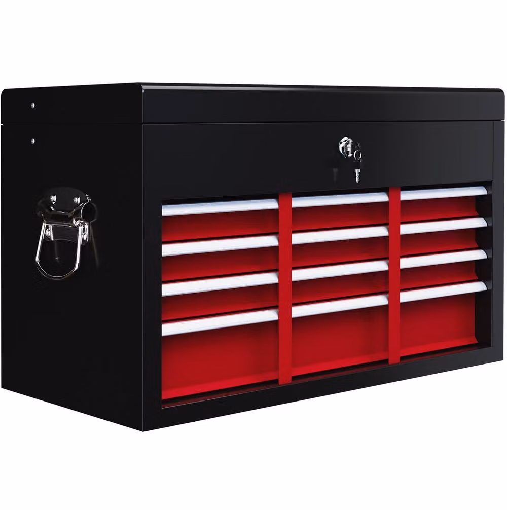 STILVORA Red Steel Six Drawer Lockable Tool Chest – 2