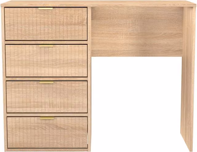 Ready Assembled 2 U Bexley 4 Drawer Vanity in Light Oak – 1