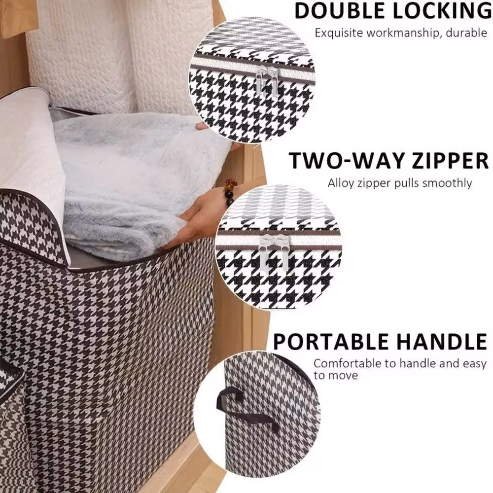 NESTLUNE Large Collapsible Clothes Storage Bag, 180L, Multicolour – 5