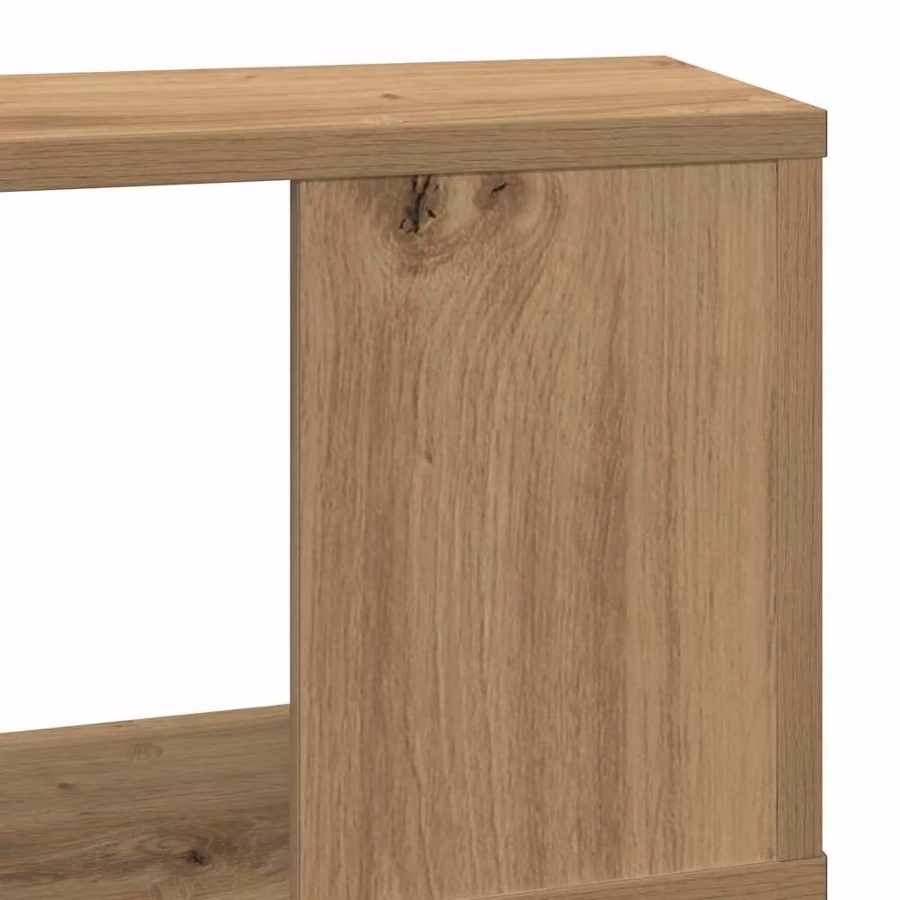 Berkfield Home Artisan Oak Wall Shelf in Brown, W/D/H: 100 x 15 x 70 cm – 4