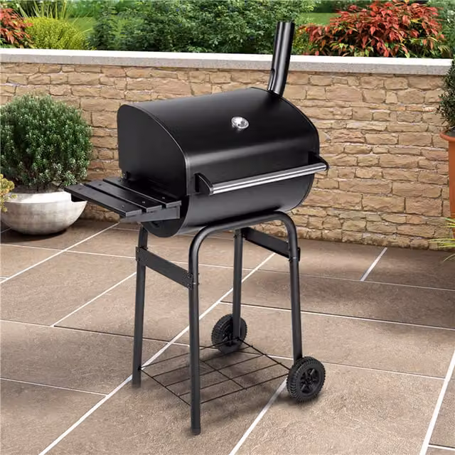 BillyOh Charcoal Barrel BBQ in Black