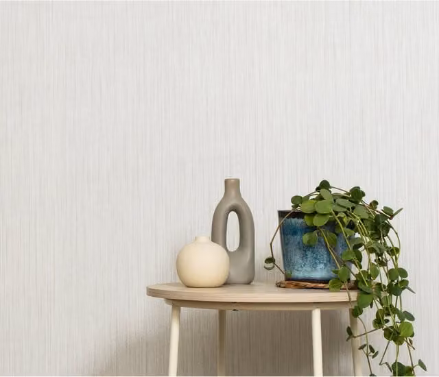Erismann Plain Minimalist Abstract Wallpaper in Beige