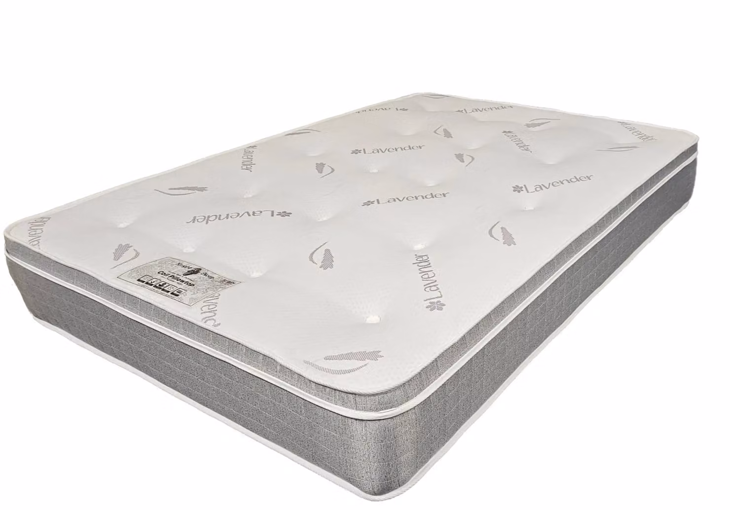 Knight Sleep Lavender Hybrid Cool Gel Mattress in White, W/D/H: 90 x 190 x 30 cm – 2