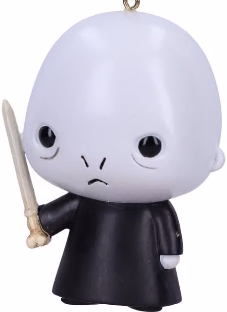 Nemesis Now Harry Potter Voldemort Hanging Ornament in Black and White, Height: 7.5 cm