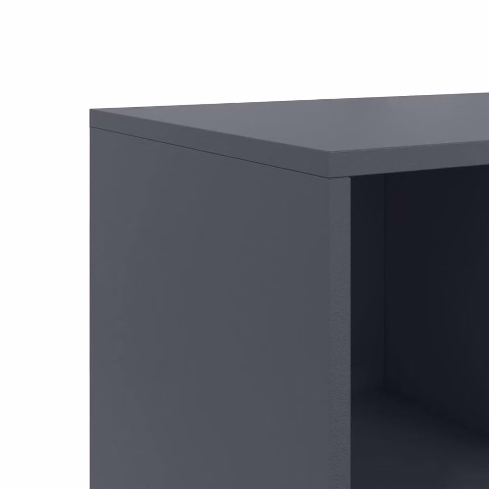 Berkfield Home Anthracite Metal Sideboard in Dark Grey, W/D/H: 100.5 x 39 x 72 cm – 6