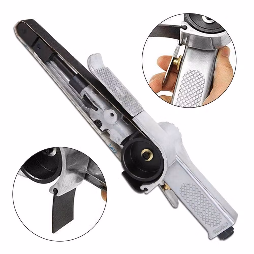 Havendro 20mm Pneumatic Air Belt Finger Sander in Silver – 3