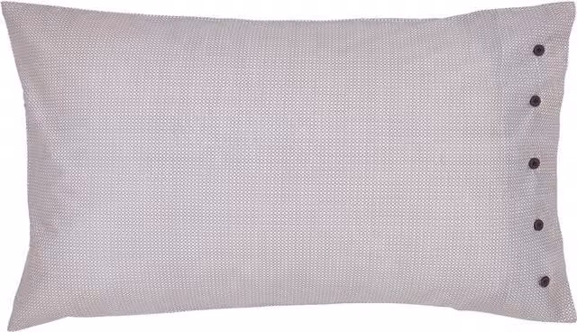 Bedeck of Belfast Claudia Dotted Cotton and Lyocell Standard Pillowcase Pair, Pink