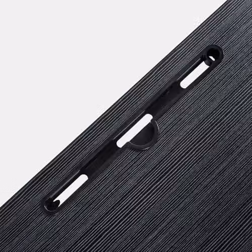 OHS Black Laptop Tray and Foldable Bed Table with Adjustable Legs, W/D/H: 60 x 35 x 26 cm – 7