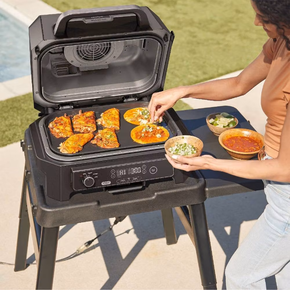 Ninja Woodfire XL Flat Plate XSKOGXLFPLTEU Ceramic Cooking Plate in Black – 1