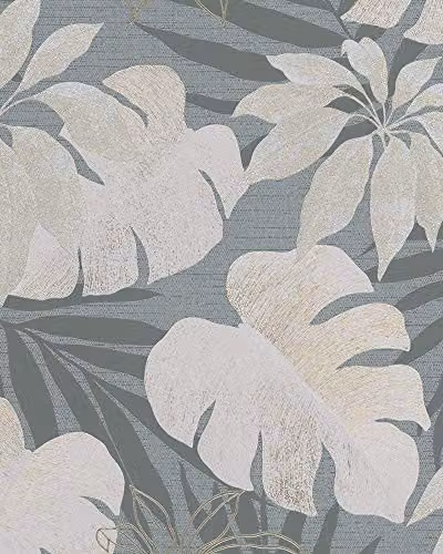 Marburg Avalon 31601 Floral Nature Wallpaper in Grey and Beige, W: 0.53 m, L: 10.05 m – 2