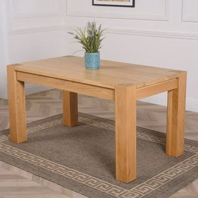 Thats Furniture Kuba Square Oak Dining Table, Brown