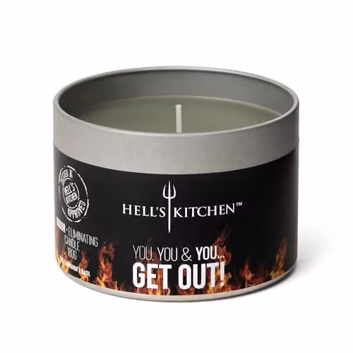 Hell's Kitchen Lime, Mandarin & Basil Scented Tin Candle in Green – 2