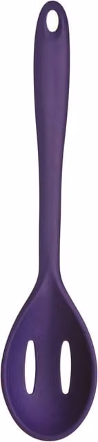 Orsina Purple Silicone Oval Slotted Spoon