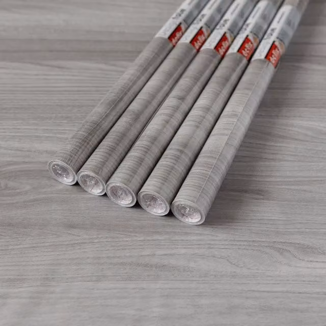 dc fix Sangallo Grey Self Adhesive Vinyl Wrap for Kitchen Doors and Worktops, Pack of 5, W: 67.5 cm, L: 2 m