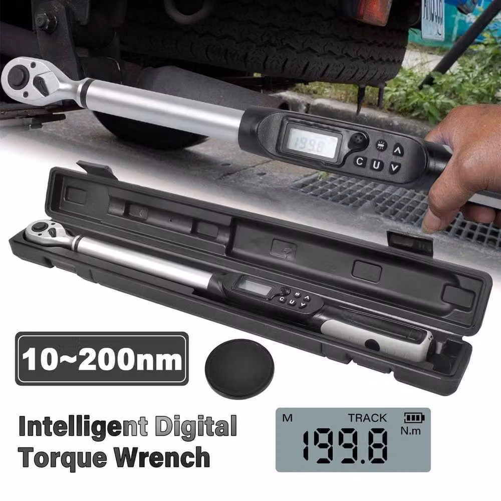 Kelvenix Digital Torque Wrench, 1/2 inch, Black and Silver – 2